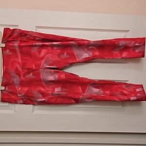 Zella 1X workout leggings pink + purple.